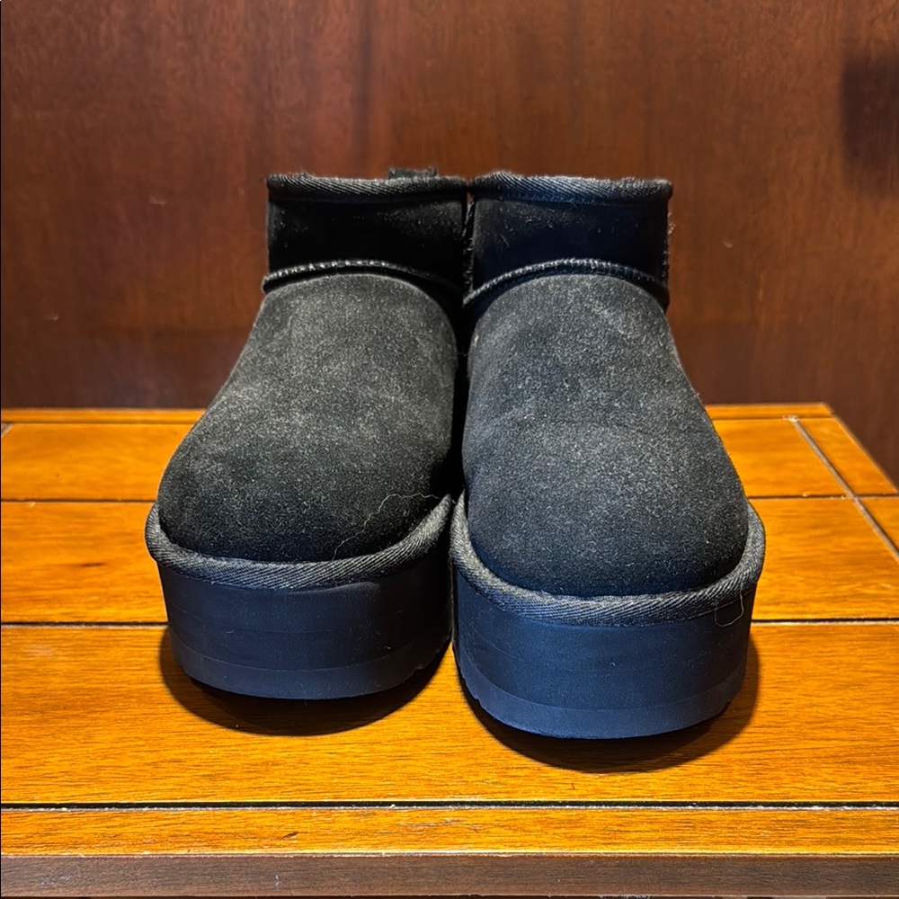 Black Suede Ankle Boots